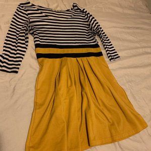 Literary Luncheon Dress – Yellow (Modcloth)